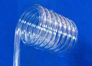 China Clear Quartz Glass Coil Tubing Processing 300mm OD UVC Light factory
