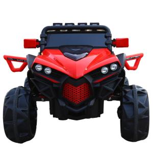 China 2022 Remote Control Off Road Electric Monster Trucks for Kids LED Lights Ride On Cars factory