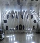 4 Head RGBW 4in1/White LED Linear Pocket Beam Moving Head Bar Disco Lights