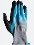 Rubber Double Dipped Nitrile Gloves 13 Gauge Half Coated Cut Proof Work Gloves