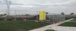 Temporary Chain Link Fence Post Base / Temporary Steel Fencing Industrial Style