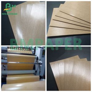 China High Quality And High Stiffness PE Coating Brown Kraft Paper on sale