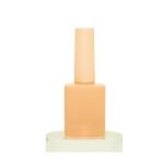 15ml Flat Round Gold Empty Glass Bottle Empty Polish Nail Polish With Brush