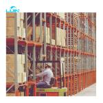 Heavy Duty Industrial Warehouse Storage Drive In Rack 75mm Pitch Hole