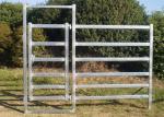 Side Gate Livestock Fencing Galvanized Man Gate Farm Cow Fence Panels Oval tube