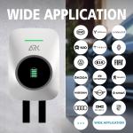 Single Phase WallBox EV Charger Station Type 2 32A IP54 Natural cooling
