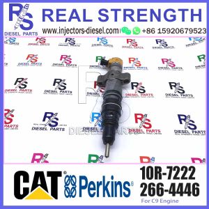 China For E336D E330D Excavator Parts CAT C7 C9 Engine Diesel Fuel Injector assy 266-4446 387-9433 3879433 10R7222 10R-7222 on sale