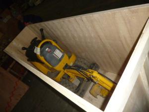 China Used KOMATSU PC01 Super Mini Excavator sold to UK factory