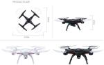 X5SW WIFI FPV Real-Time RC Drone 2.4G 4CH Headless RC Quadcopter Camcorder W/ HD