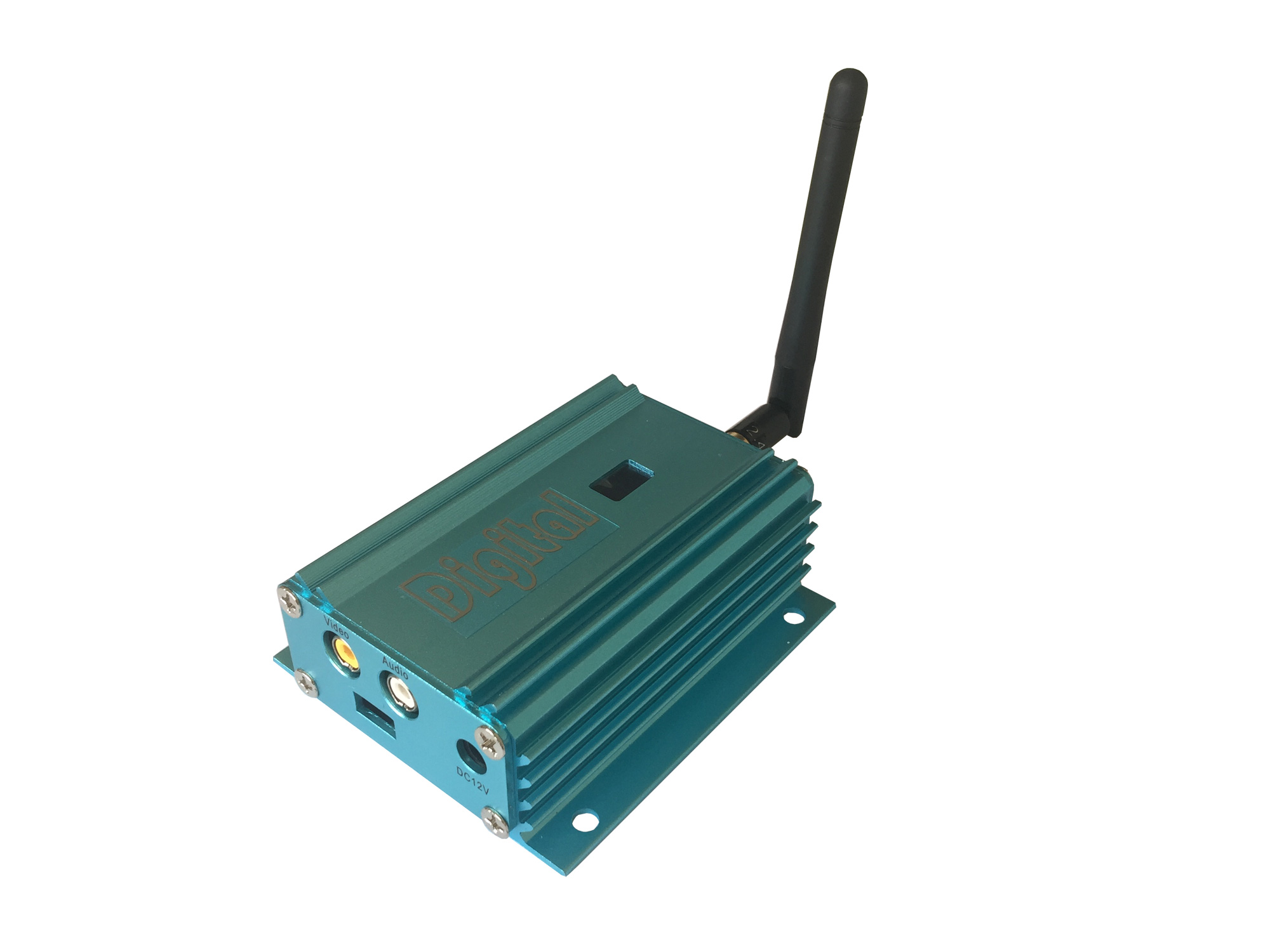 Long Distance Wireless Video Audio Transmitter 12 Channels UHF 2000mW Output for Analogue Security 2.4Ghz Analog