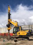 Yellow Hydraulic Piling Rig , Max. Transport Weight 24T KR50A Rotary Drilling
