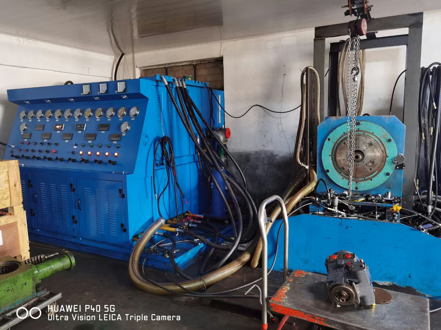 31-42Mpa Pressure Loading Hydraulic Test Stand With Air-Cooled Radiator