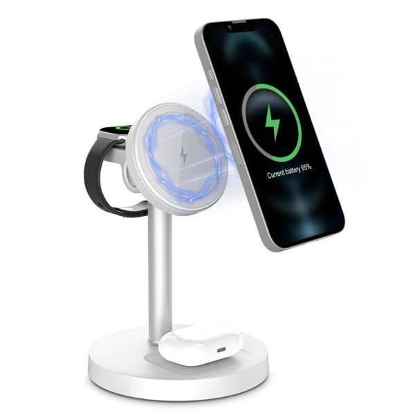 S11 Adjustable Charging Angle Multi-functional Wireless Charger for Apple Devices