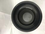 Long Black Toilet Straight Connector / Straight Outlet Pipe Connector High