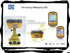China Dual Frequency Centimeter Accuracy the RTK GPS Receiver factory