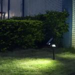 Solar Lights with Dual Head Waterproof Outdoor Landscape Lighting Garden Light