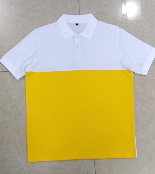 manufacturer wholesale custom cotton/poly/rayon men's short sleeve t-shirt polo
