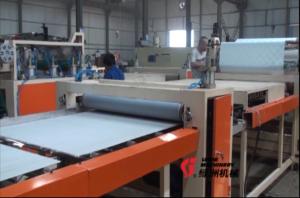 China PVC Ceiling Tiles Gypsum Board Laminating Machine With Waterproof / Dust Proof factory