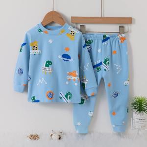 China Printed Pattern Kids Winter Night Suits fantasy Winter Matching Pajamas factory