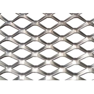 China Diamond Steel 4*8ft Heavy Duty Expanded Metal Mesh Raised on sale