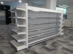 Milk White Convenience Store Display Shelves Retail Store Godolas