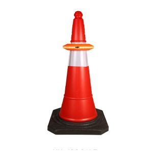 Custom Led Road Cone Topper Recharged Flashing Safety Traffic Cone Commander