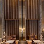 Veneer Finish Acoustic Wood Slat Panels With Felt Backing W600xL2400xT21mm