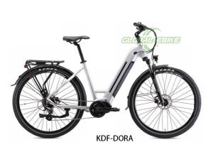 China Dora 700C Urban Electric Bike With 250W Mid Motor And 8-Speed Gearing For City Adventures factory