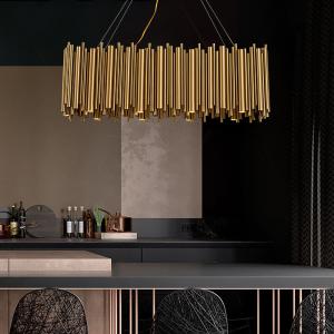 China LEDG9 Kitchen Modern Stainless Steel Chandelier 100lm/W factory