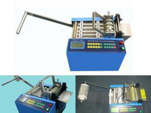China Motorized Automatic Webbing Cutting Machines Heat Shrink Cutting Tool 100MM Blade on sale