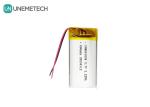 600mAh Rechargeable Li Polymer Battery 851838 3.7V Custom Lipo Battery