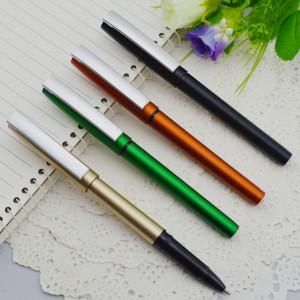 China Gel pen,Promotional gel-ink pen with cap,black rubber gel-ink pen factory