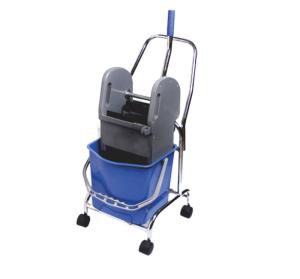China Janitor Cleaning 4.5 Gallon Down Press Mop Wringer Trolley factory