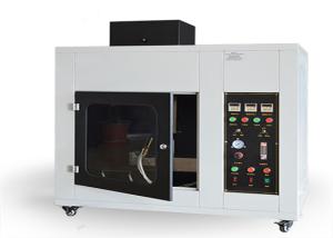 China GB / T8333 Flammability Test Apparatus Horizontal Vertical Flame Height 38mm factory