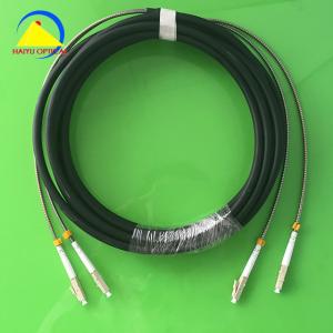 China Wholesales Outdoor Armored Multimode LC Fiber Optic Patch Cable factory