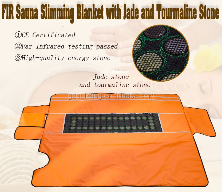 Temperature Setting 3 Zone Infrared Tourmaline Sauna Blanket for Weight Loss and Detox
