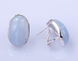 China Colorful CZ Stud Earrings Nickel Free Silver Jewelry For DIY Gifts And Jewelry Making factory