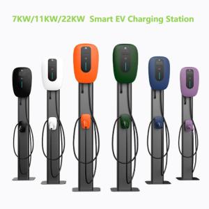 China Customized EV Wall Box 3.5m Cable 4G Public Electric Charging Points For Home Use factory