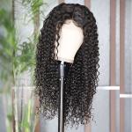 Human Hair Extension Wig For Styling Long Curly Human hair Lace Front Wigs