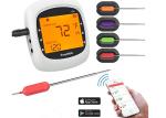 Large LCD Wireless Bluetooth Food Thermometer , Wifi Cooking Thermometer For
