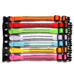 Luminous Pet Collar Anti Loss Polyester LED Glowing Dog Collar Feature Lights
