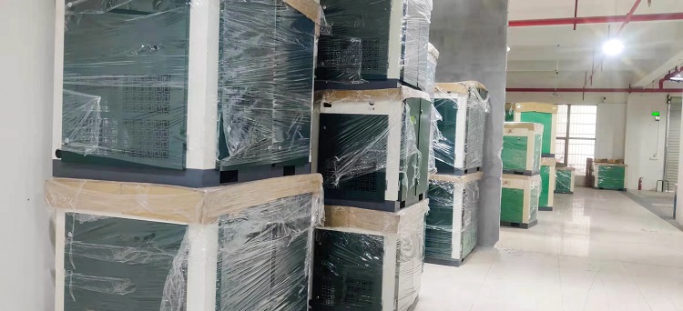 Lubricated Silent Oil Free Compressor , Oil Free Reciprocating Air Compressor