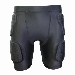 China Wide Band Basketball Padded Compression Shorts , Mens Running Compression Shorts factory