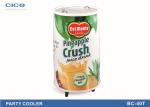 Lightweight Party Cooler Fridge Round Bottle Shape Fashionable Looking