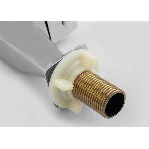 SUS201 Sink Single Handle Faucets With Chrome Plated Finishing