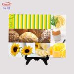 All-Season Round Tempered Glass Kitchen Cutting Board with Customized Logo