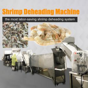 China Automatic Shrimp Deheading System Production Line factory