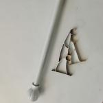 22 Feet Office Decorative Zinc Alloy Steel Pipe Curtain Rods