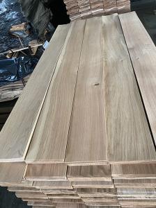 China Natural European White Oak Veneer For Engineering Thickness 1.2mm Width 190mm factory
