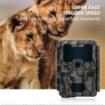 KW865 WIFI Hidden Camera waterproof IP67 20MP 0.6s trigger speed up to 512GB